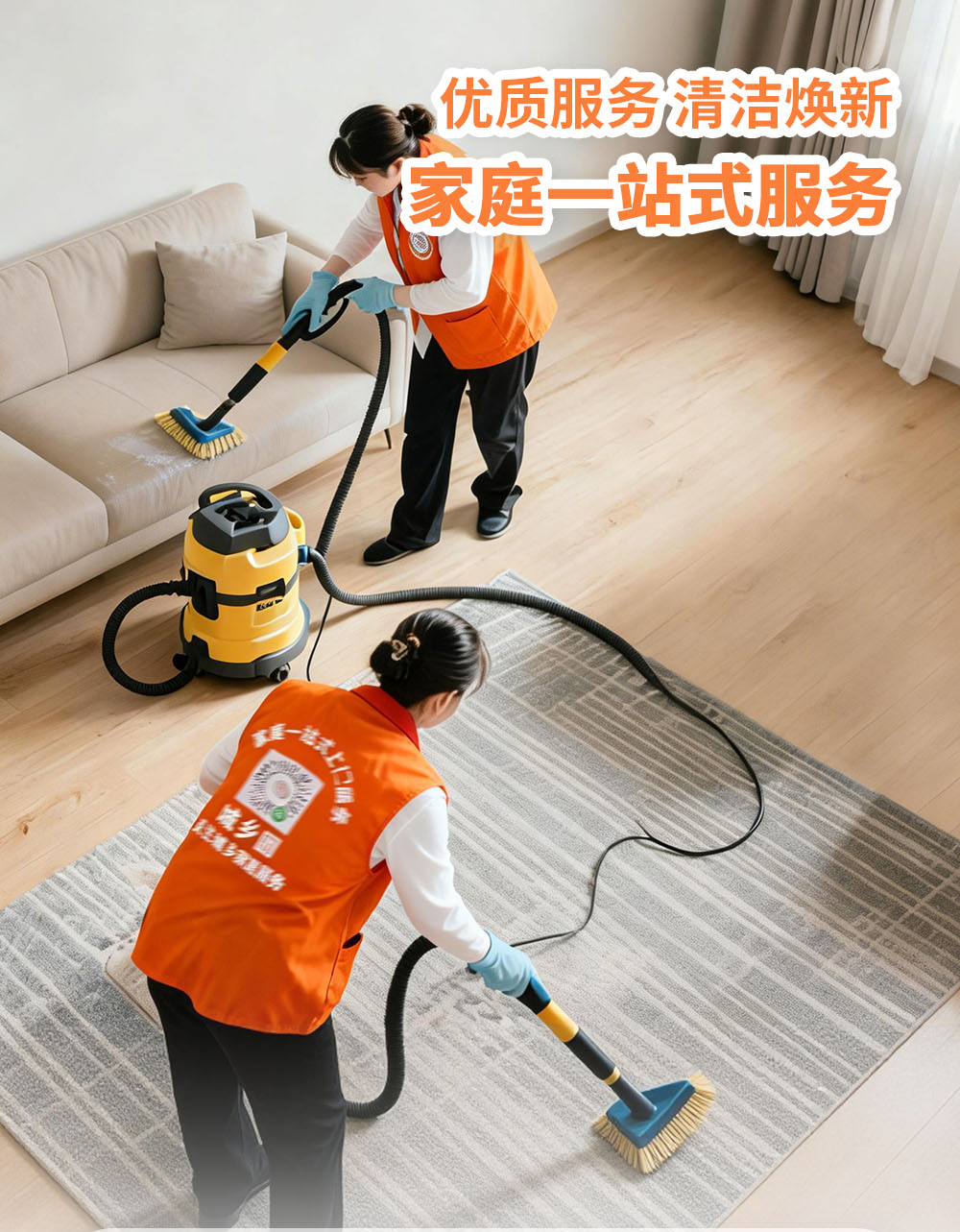 城乡圆软装清洗服务