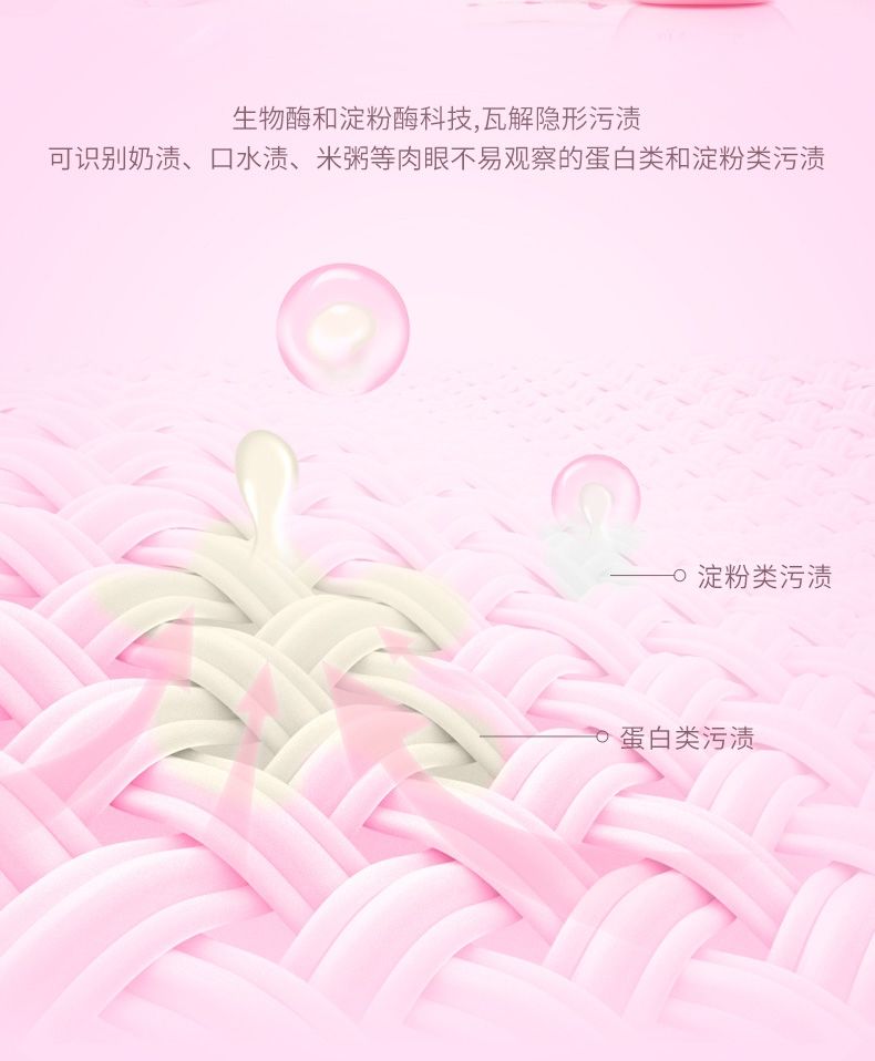 1kg蓝月亮宝宝洗衣液瓶装-百合清香