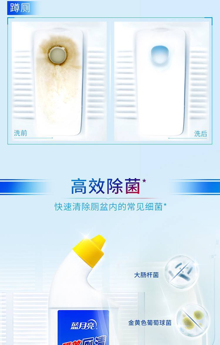 500g蓝月亮强效厕清