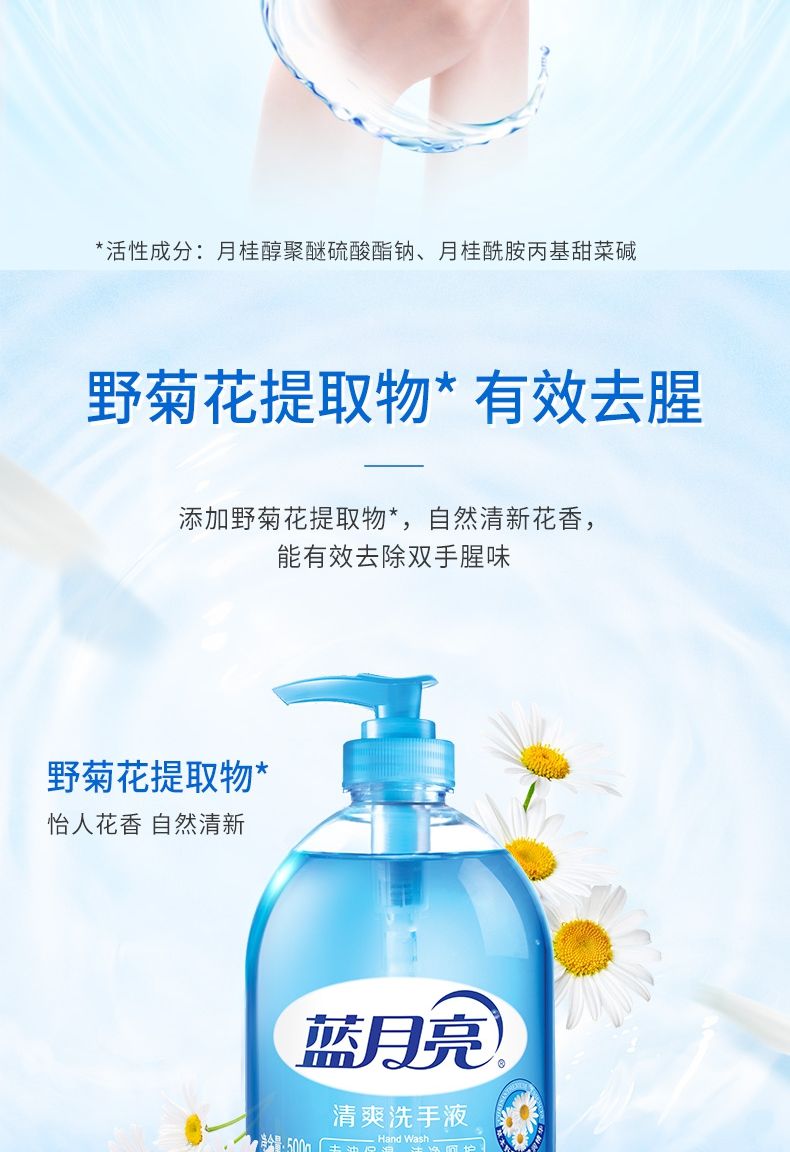 500ml蓝月亮洗手液-野菊花