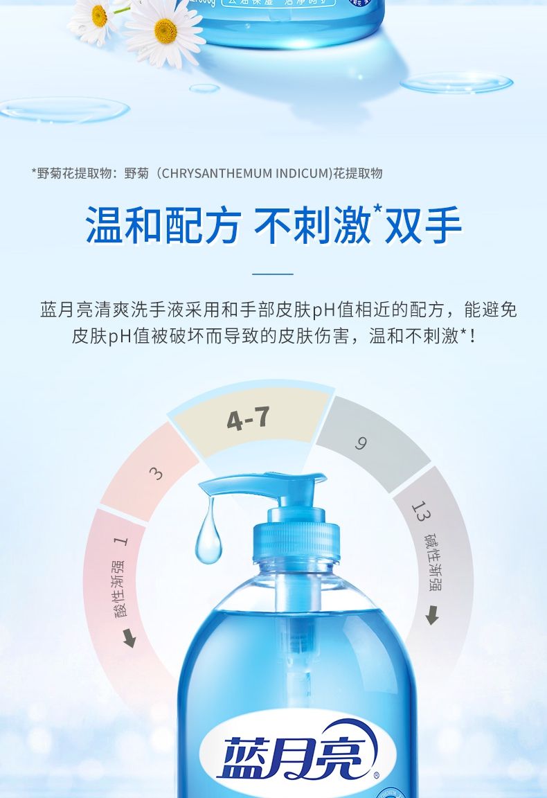 500ml蓝月亮洗手液-野菊花