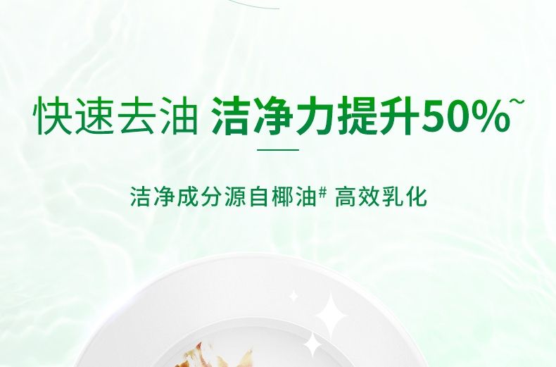 500ml蓝月亮茶清绿茶洗洁精