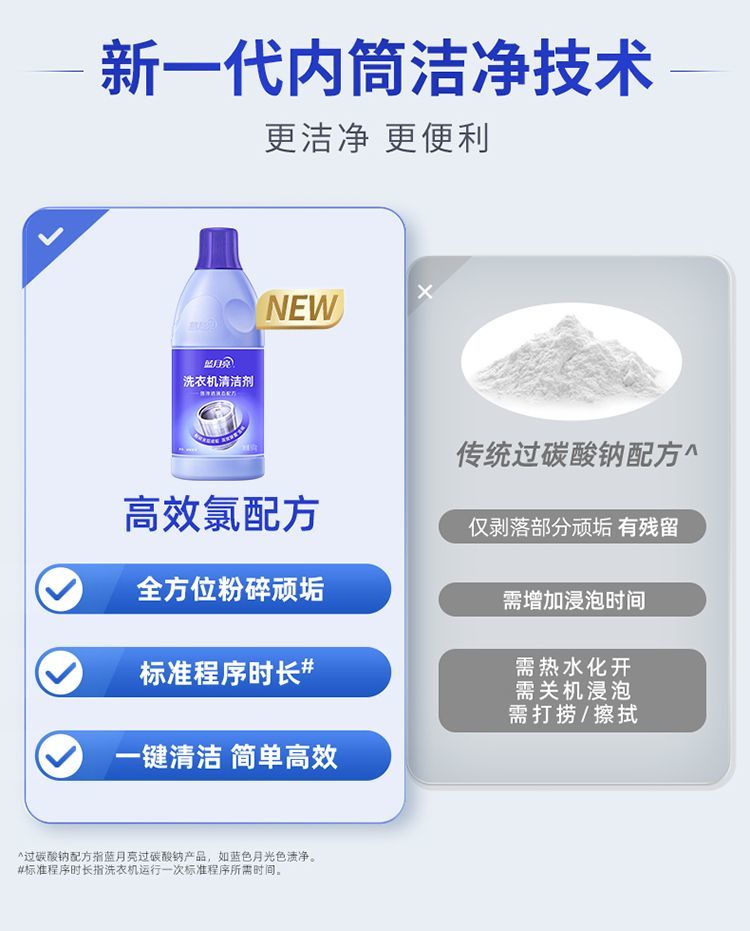 600g蓝月亮洗衣机清洁剂