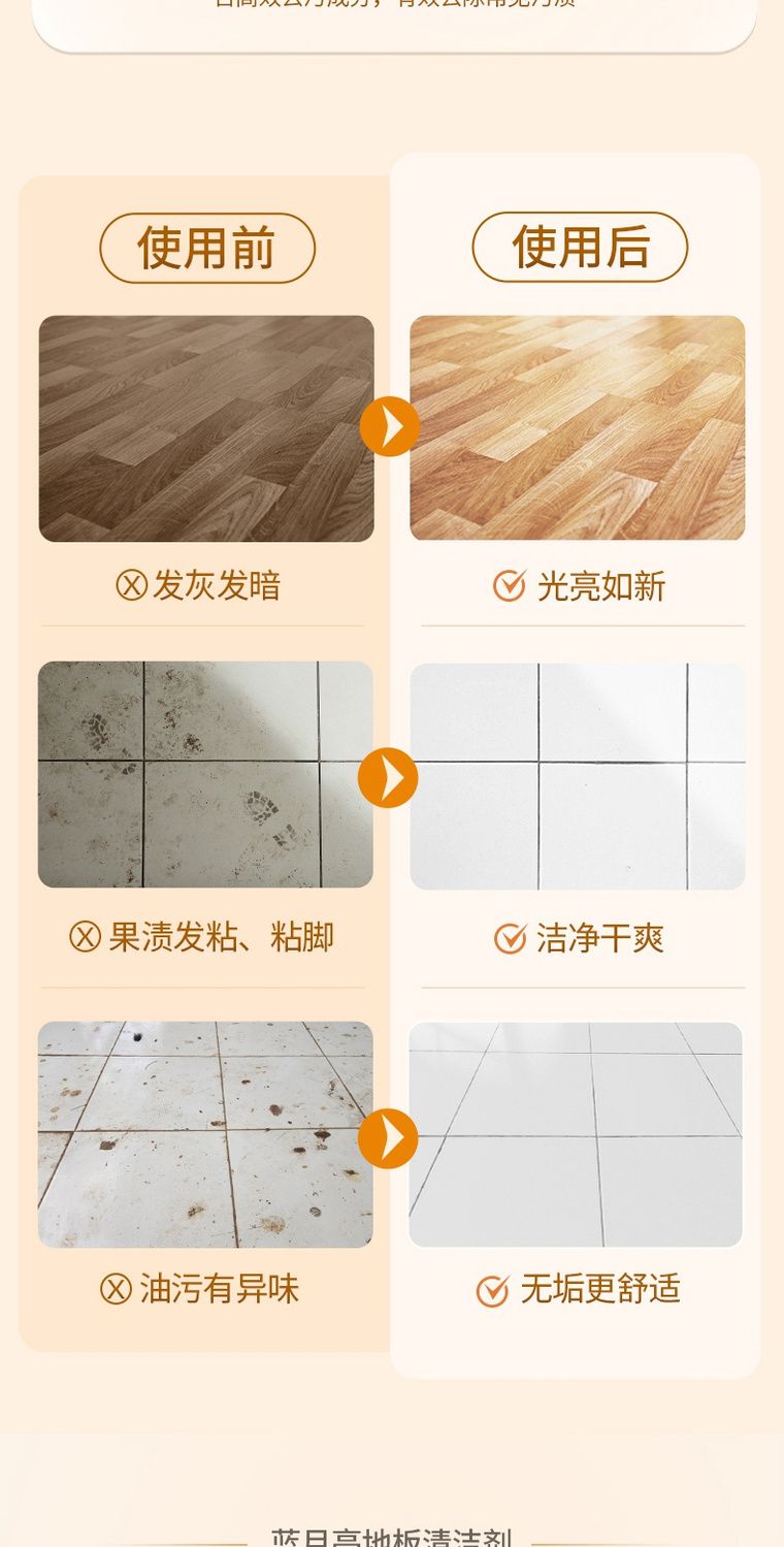 600ml蓝月亮地板净