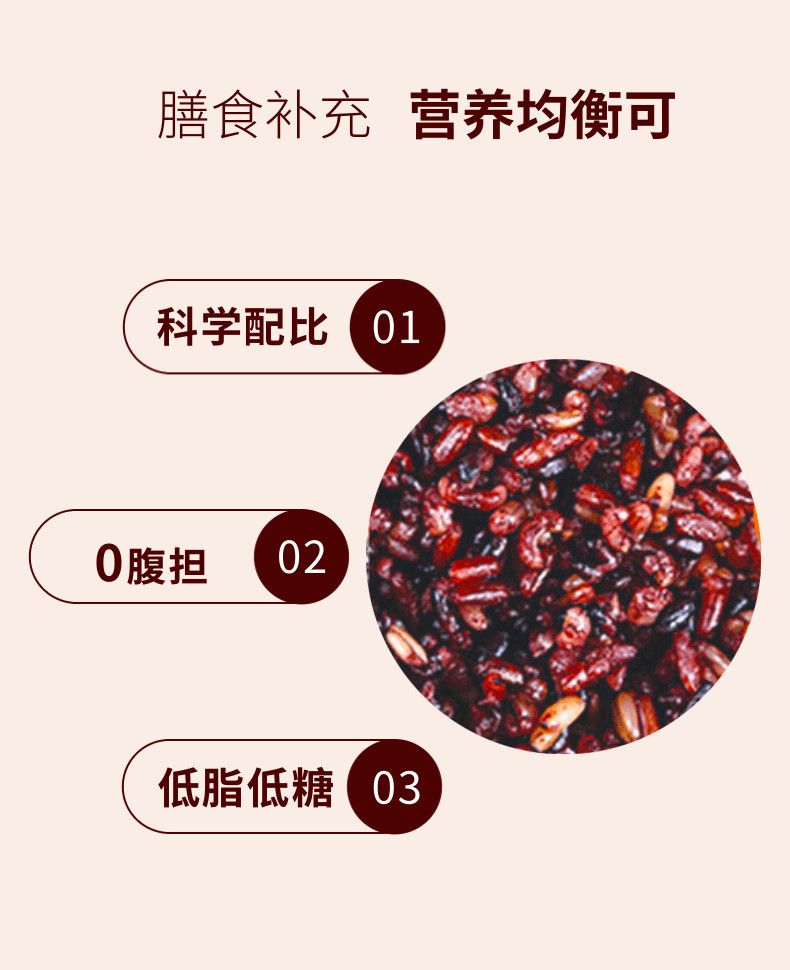 华粮福五常七色糙米500g