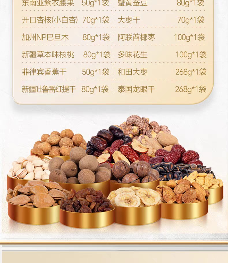 蒙鑫全球坚果盛宴礼盒