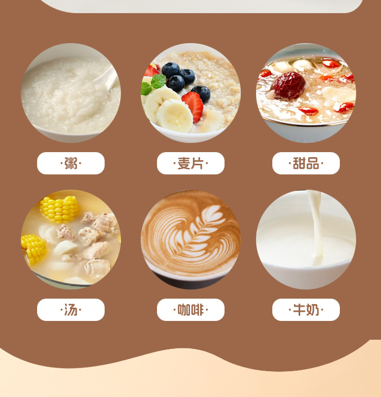 不锈钢密封便携早餐杯