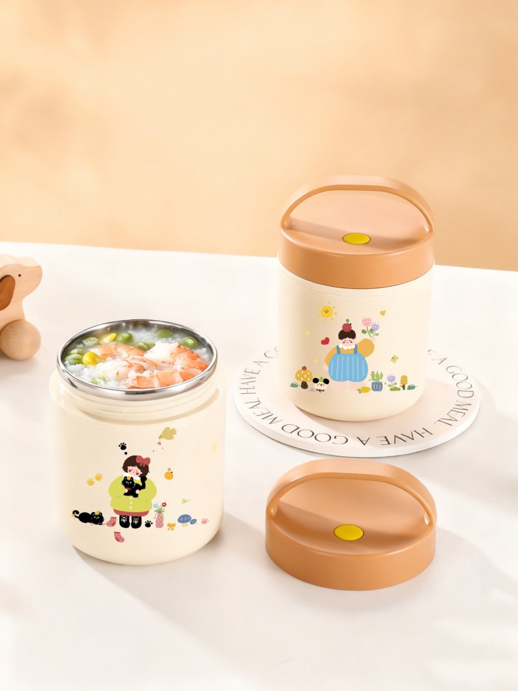 不锈钢密封便携早餐杯