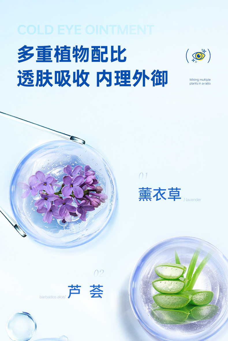 仲景方剂视千里冷熏护眼膏6g