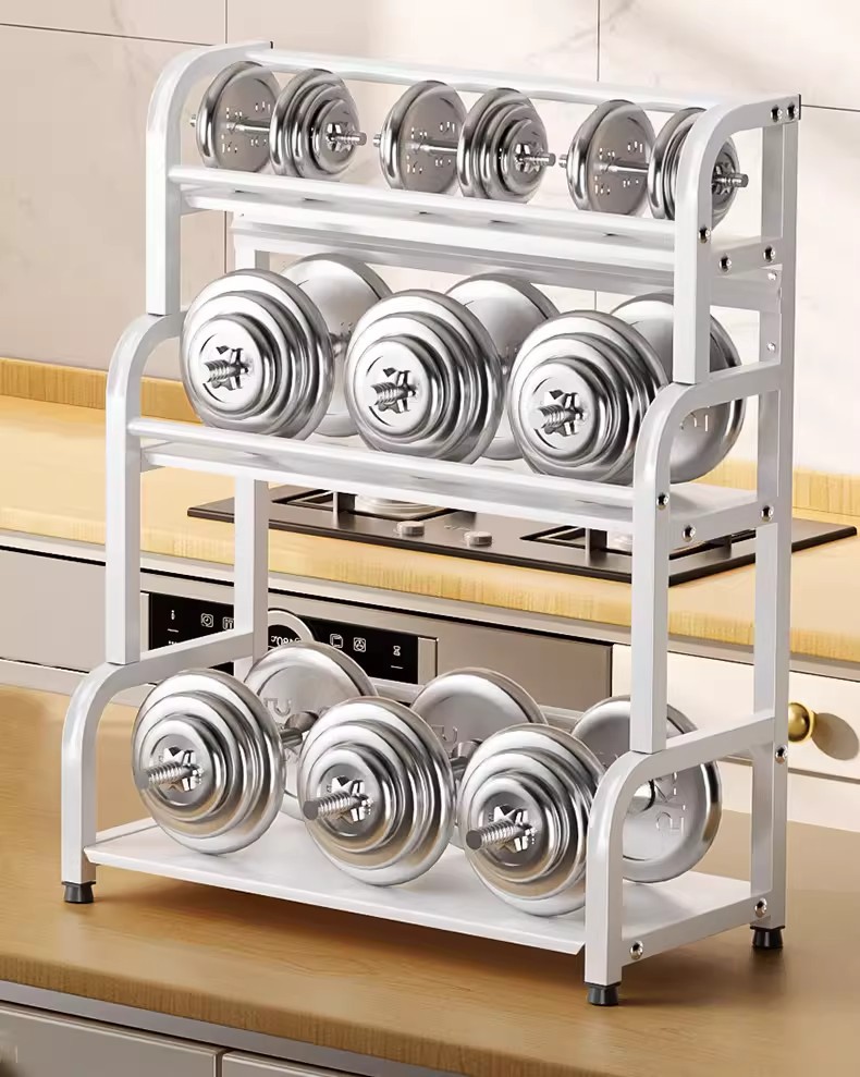 厨房调料、刀双层置物架