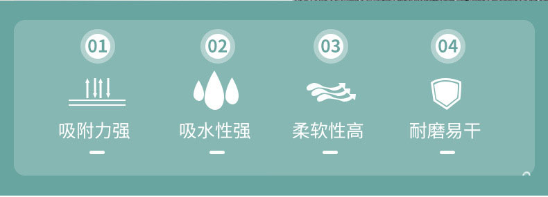 纯棉纱夹棉洗碗布