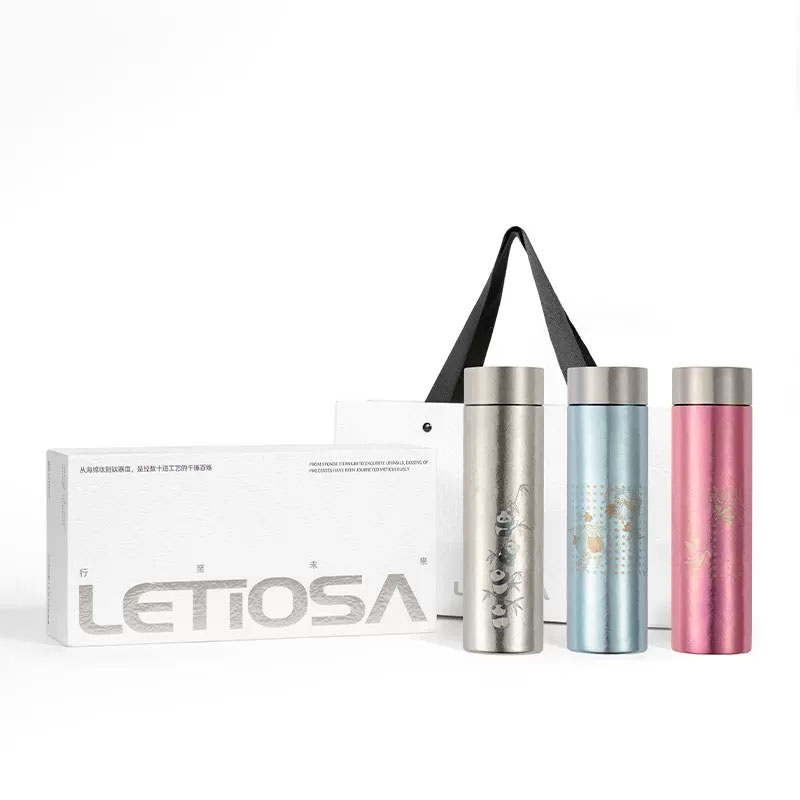 钛晶焕彩保温杯