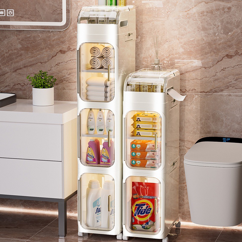 滑轮式夹缝收纳柜